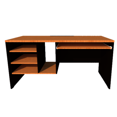 โต๊ะคอมพิวเตอร์ 3 ชั้นโล่งซ้าย LEGACY รุ่น LP-AC-1560-E1N3L