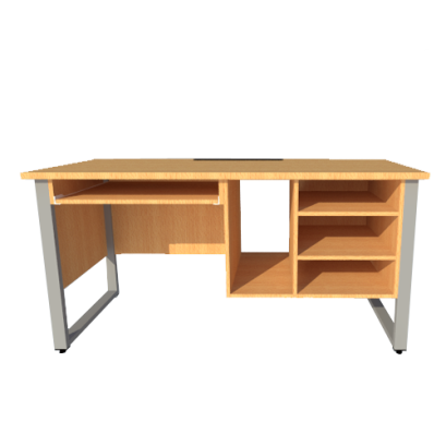 โต๊ะคอมพิวเตอร์ ขาเหล็กแบบ LS 3 ชั้นโล่งขวา LEGACY รุ่น LS-AC-1560-E1N3R