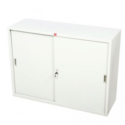 ตู้เหล็กบานเลื่อนทึบ 4 ฟุต LUCKYWORLD รุ่น KSS-120