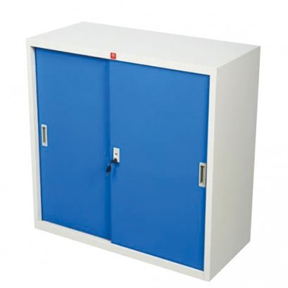 ตู้เหล็กบานเลื่อนทึบ 3 ฟุต LUCKYWORLD รุ่น KSS-90