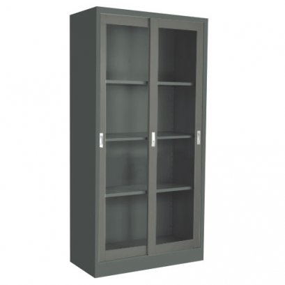 ตู้เหล็กบานเลื่อนกระจกสูง LEGACY รุ่น LDG-1886