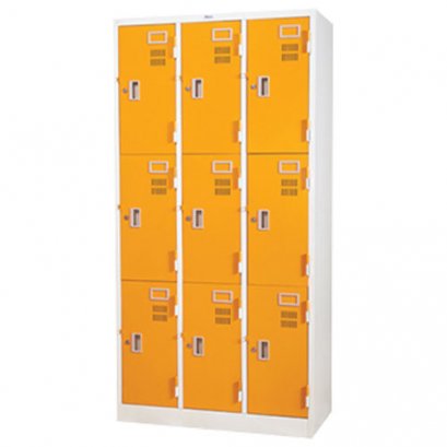 ตู้ล็อคเกอร์ 9 ช่อง มีกุญแจล็อค WELCO รุ่น WLK009