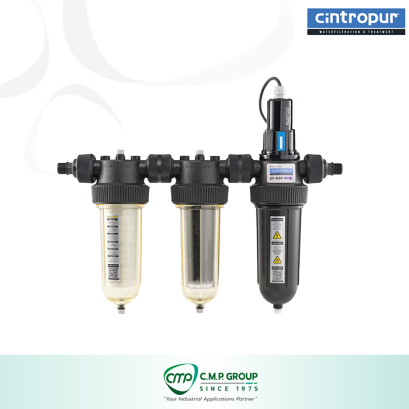 TRIO UV 4100 3/4″ + 1″ 3-function sterilize (UV lamp 40 W.) | CINTROPUR