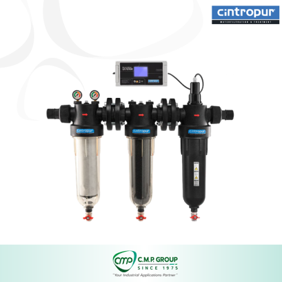 TRIO-UV 10100 Ø 2”  3-function sterilize (UV lamp 95 W.) | CINTROPUR