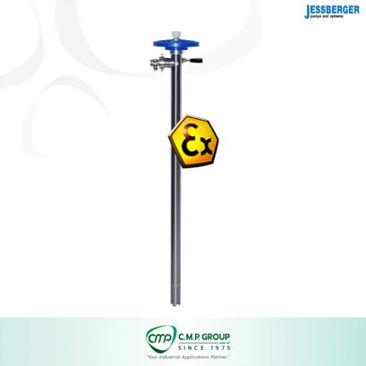 Pump Jessberger drum tubes emptying SS 316Ti