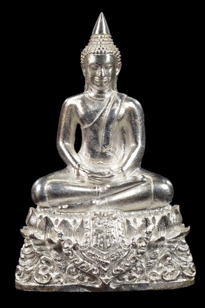 พระกริ่งพุทธศิลป์  ๙ ทศวรรษ หลวงพ่อโสธร เนื้อเงิน หมายเลข 999 (โชว์)