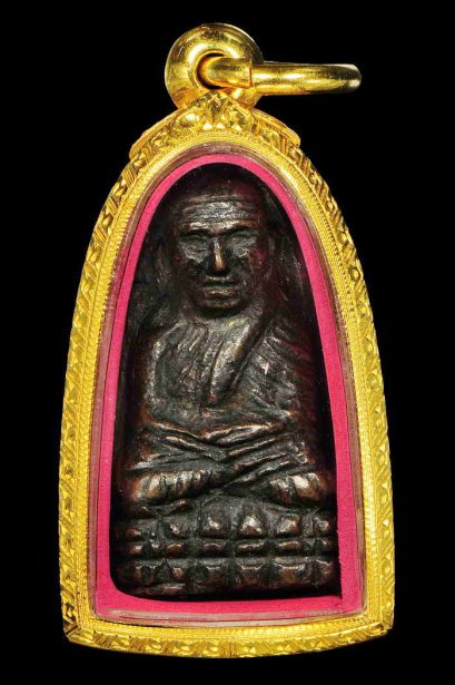 &quot;แชมป์ที่ 1&quot; หลวงพ่อทวด วัดช้างให้ หลังเตารีด พิมพ์กลางปั๊มซ้ำ ปี 2505 (โชว์)