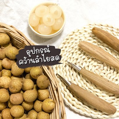 อุปกรณ์คว้านลำไยสด (สินค้า handmade)