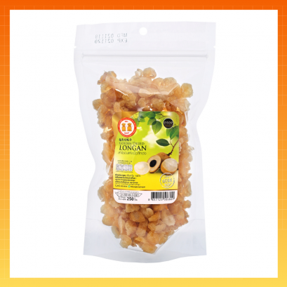 ลำไยอบแห้งเนื้อสีทอง เกรด 1A (ลูกเล็ก) น้ำหนัก 250g