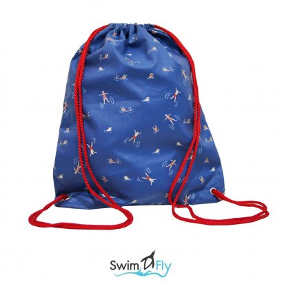 กระเป๋าใส่ชุดว่ายน้ำ กันน้ำ 100% ลาย swimming