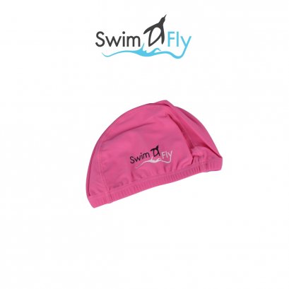 หมวกว่ายน้ำสำหรับเด็ก สีชมพู