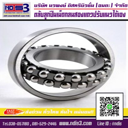ตลับลูกปืนเม็ดกลมสองแถวปรับแนวได้เอง / Duoble Row Self-Aligning Ball Bearings