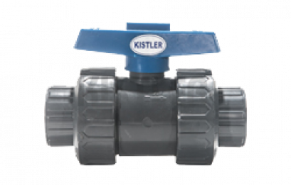 KISTLER MODEL KL-BYDU-2010 TRUE UNION BALL VALVE UPVC