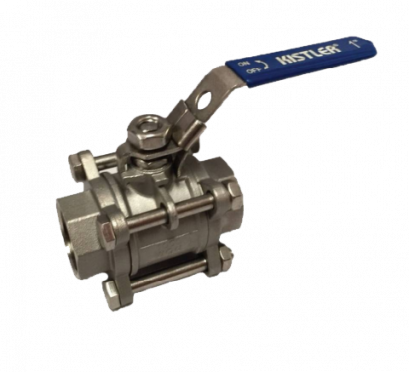 KISTLER BV-3F BALL VALVE 3-PC STAINLESS STEEL VALVE