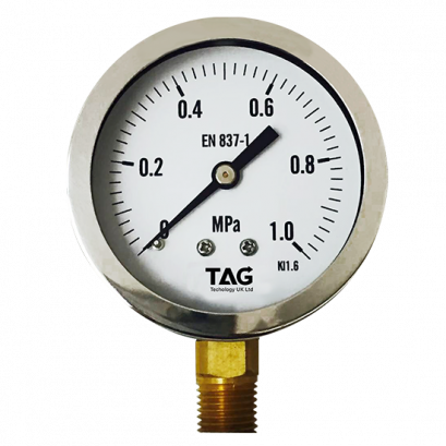 TAG TP16 Industrial Pressure Bourdon Type (SS Case)