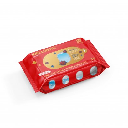 WELLGIENIC ทิชชู่เปียกป้องกันเชื้อโรค กระดาษทิชชู่เปียกฆ่าเชื้อ และแบคทีเรีย กำจัดเชื้อตายทุกสายพันธุ์