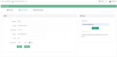 V-NET MAIL ALARM FUNCTION