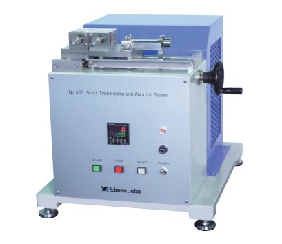 เครื่องทดสอบการขัดถูแบบพับงอ Scott Type (Scott type crease-flex abrasion tester)