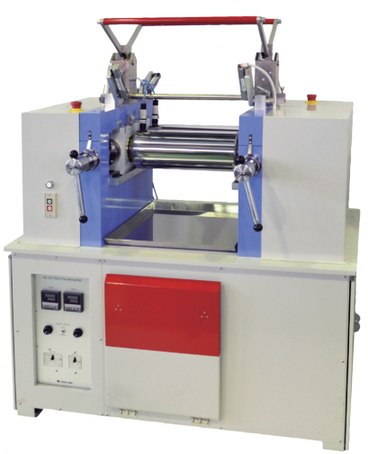 เครื่องบดรีดและผสมยางแบบสองลูกกลิ้ง (Two Roll Mill)