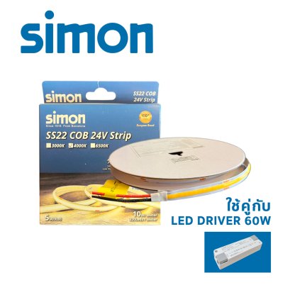 LED STRIP COB 24V 10W 4000K