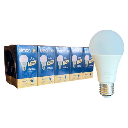 LED Bulb Lite 12W A60 4000K E27 "SIMON" (10 ดวง)