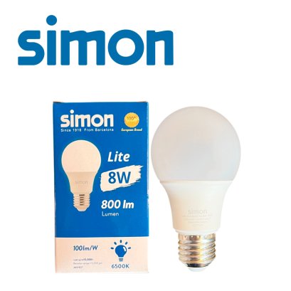 LED Bulb Lite 8W A60 6500K E27 "SIMON"