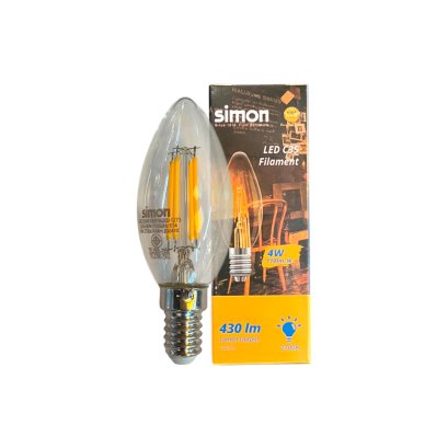 LED Filament C35 4W 2700K E14 "SIMON"