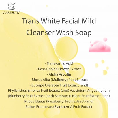 Trans White Facial Mild Cleanser Wash Soap