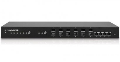 EdgeSwitch 16 XG (ES-16-XG) - 12-Port SFP+ 1G/10G + 4-Port RJ45 1G/10G 10G 16-Port Managed L3 Aggregation Switch, Rackmount