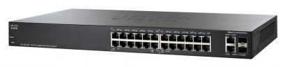 Cisco SG200-26P L2-Managed Switch 24 Port ความเร็ว Gigabit รองรับ VLAN พร้อม POE 802.3af 12Port