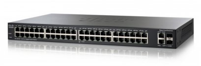 Cisco SG200-50 Managed-L2 Gigabit Switch 48 port 2 Port SFP, 2Port mini-Gbic รองรับ Trunking,QOS และ WebView