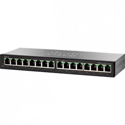 Cisco SG95-16, 16 Ports 10/100/100 Mbps Unmanaged Desktop Gigabit Switch