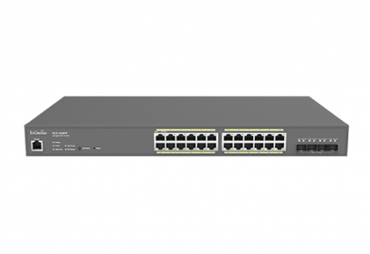 EnGenius ECS1528 Cloud Managed Layer 2, 24-Port Network Switch With Centralized Network Management