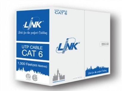 LINK US-9106OUT CAT6 Outdoor Ultra UTP Cable PE (Double Jacket), Bandwidth 600MHz w/Cross Filler, 23 AWG, CMX Black Color 305 M./Pull Box