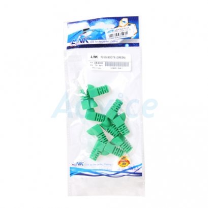 US-6003, Plug Boots CAT5 LINK Green