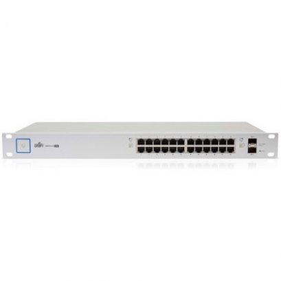 US-24, L2-Managed Gigabit Switch 24 Port 2 SFP ควบคุมการทำงานผ่าน Software Unifi Controller