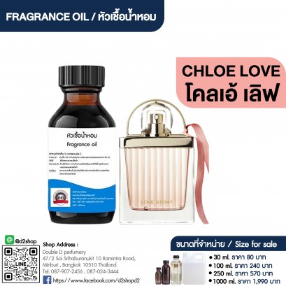 หัวเชื้อน้ำหอมกลิ่น โคลเอ้ เลิฟ (CHLOE LOVE)