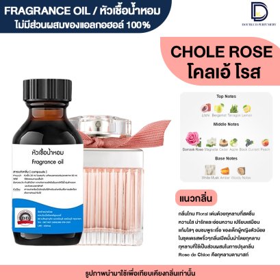 หัวเชื้อน้ำหอมกลิ่น โคลเอ้ โรส (CHOLE ROSE)