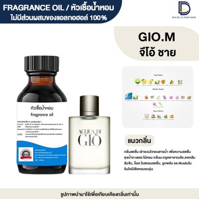 หัวเชื้อน้ำหอมกลิ่น จีโอ้ ชาย (GIO.M)