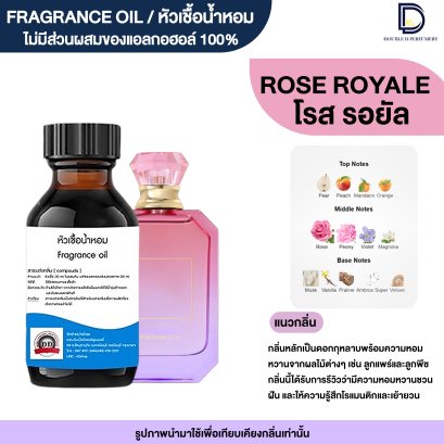 หัวเชื้อน้ำหอมกลิ่น โรสรอยัล (ROSE ROYALE)