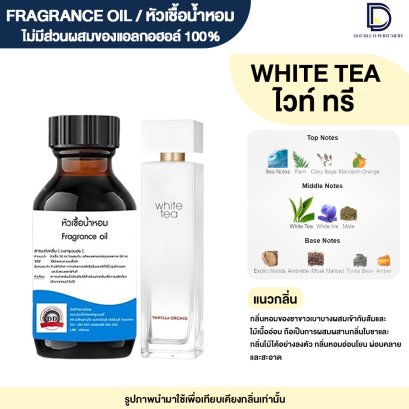 หัวเชื้อน้ำหอมกลิ่น ไวท์ ที (WHITE TEA)
