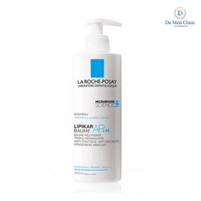 LIPIKAR BAUME AP+M 400 ml La Roche Posay ลิปิการ์บาล์มบำรุงผิวสูตรสำหรับ ผิวแห้ง มาก ให้ความชุ่มชื่น ช่วยลดอาการคัน และการระคายเคืองจากผิวที่แห้งมาก