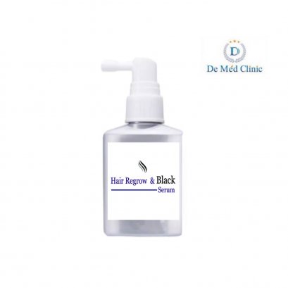 Hair Regrow &amp; Black Concentrate Serum เซรั่มเข้มข้นดูแลปัญหาผมร่วง ผมบาง ผมหงอก สูตรพิเศษช่วยกระตุ้นการงอกของเส้นผม ยับยั้งฮอร์โมนผมบาง พิเศษที่ demed