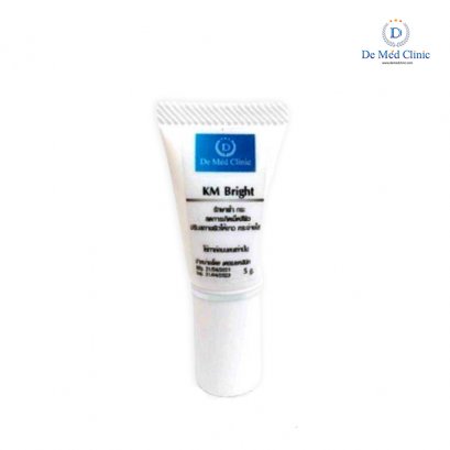 KM Bright ทาบริเวณที่เป็นฝ้าบางบาง คืนเวนคืนราคา 150 บาท จากปกติ 200 บาท