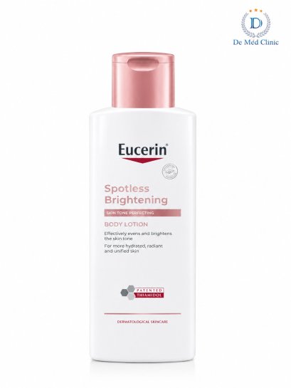 Eucerin SPOTLESS BRIGHTENING SKIN TONE PERFECTING BODY LOTION 250 ML ยูเซอริน สปอตเลส ไบรท์เทนนิ่ง สกิน โทน เพอร์เฟคติ้ง บอดี้ โลชั่น 250 มล.