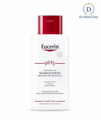 PH5 WASHLOTION ครีมอาบน้ำ (200 ML.)โลชั่นทำความสะอาดผิว สูตรอ่อนโยนเป็นพิเศษ demed