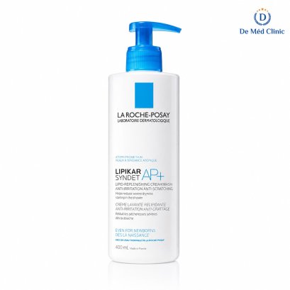 LIPIKAR SYNDET AP+ 400 ml. ขวดปั๊มใหญ่สุดคุ้ม ครีมอาบน้ำสำหรับผิวแห้งมากและแพ้ง่าย ลา โรช-โพเซย์ ลิปิการ์ ซินเด็ท เอพี+ DeMed Clinic Dr. Ruj