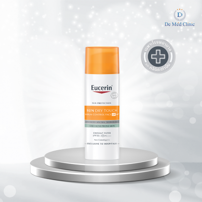 Eucerin SUN DRY TOUCH SEBUM DP60+ 50 ML  (สูตรที่มีขายเฉพาะในโรงพยาบาลและคลินิก)