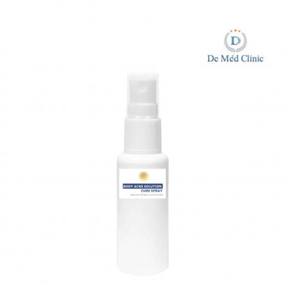 BP Body Acne Solution Cure Spray สเปรย์ BP 30 ml ดูแลสิวที่หลังสูตรพิเศษด้วยเทคนิคตัวยาช่วยลดการอักเสบฆ่าเชื้อแบคทีเรียช่วยให้สิวที่หลังลดลง DeMed