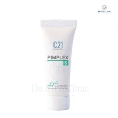 C21 PIMPLEX 6 10 ml. ครีมลดเลือนรอยแดงที่เกิดจากสิว (สำหรับคนหน้ามัน) DeMed Clinic